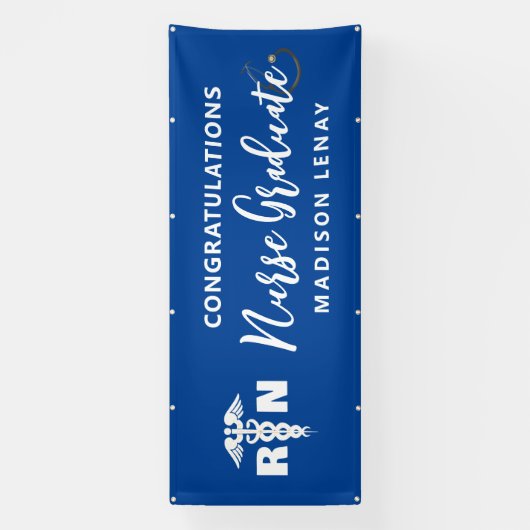 Aangepaste standaardindeling voor verpleegkundigen spandoek (Verticaal)