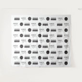 Aangepaste stap- en herhalingsbedrijven Sponsorlog Wandkleed (Voorkant (horizontaal))