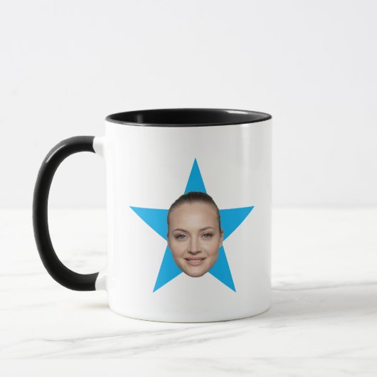 Aangepaste Star Face World's Best Funny Kantoor Gi Mok (Links)