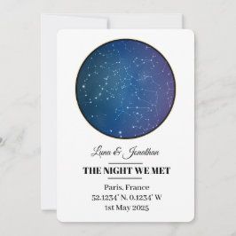 Aangepaste Star Map Kaart - Gepersonaliseerde Nigh