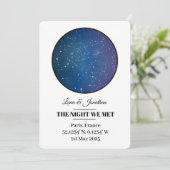 Aangepaste Star Map Kaart - Gepersonaliseerde Nigh (Staand voorkant)