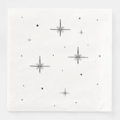 Aangepaste Starry Holiday servetten – Feestelijke  (Voorkant)