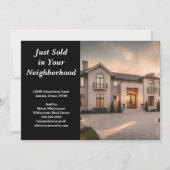 Aangepaste startfoto voor verkoop van onroerend go kaart (Voorkant)