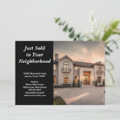 Aangepaste startfoto voor verkoop van onroerend go kaart (Staand voorkant)