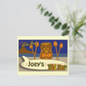 Aangepaste statusbalk briefkaart (Staand voorkant)