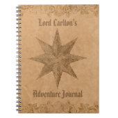 Aangepaste Steampunk Star Notitieboek (Voorkant)