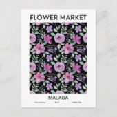 Aangepaste steden op de wereldmarkt van Malaga Briefkaart (Voorkant)