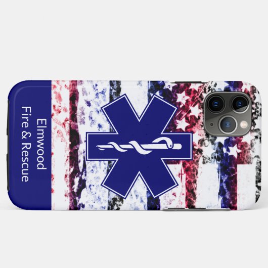 Aangepaste stedenbrand en redding  Case-Mate iPhone case (Achterkant (horizontaal))