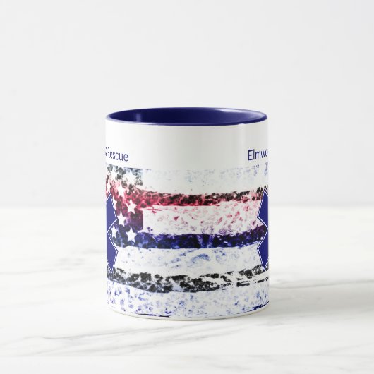 Aangepaste stedenbrand en redding mok (Midden)