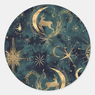 Aangepaste Steenbok Briefpapier Stickers