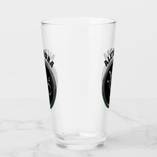 Aangepaste Steenbok Glas (Rechts)