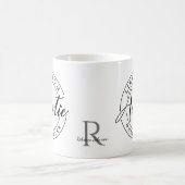 Aangepaste steentante koffiemok (Center)