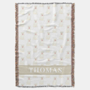 Aangepaste stekker (wit) deken