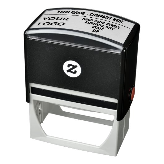 Aangepaste stempel - Aangepaste naam, adres en Log (Product)