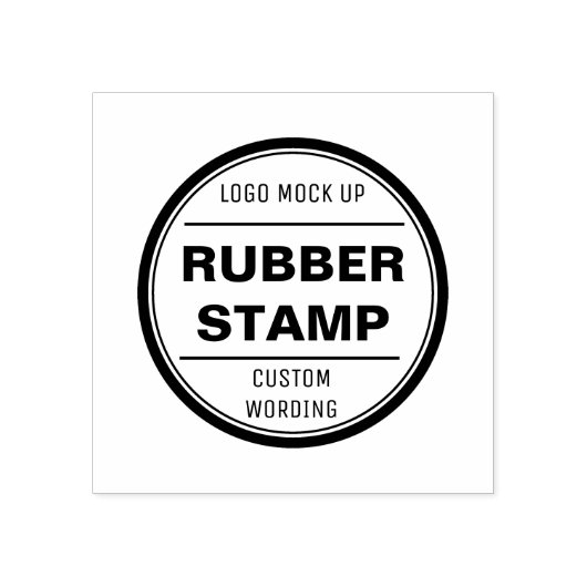 Aangepaste stempel, Bedrijf, logo, Badge Symboolpi Rubberstempel (Afrduk)