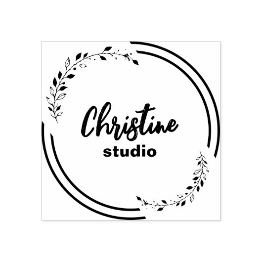 Aangepaste stempel, gepersonaliseerde stempel, aan rubberstempel (Afrduk)