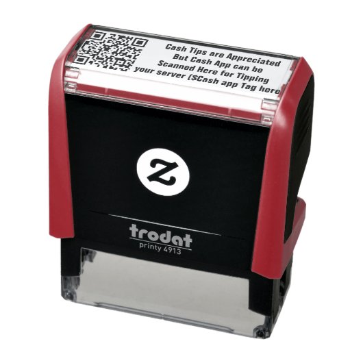 Aangepaste stempel met QR-code voor Tips (Product)