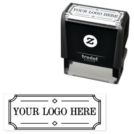 Aangepaste stempel met uw Logo Business Stamper (In situ)