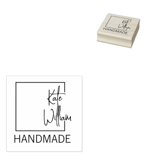 Aangepaste stempel voor handgemaakt item (Gestempeld)