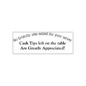 Aangepaste stempel voor tips . (Design)