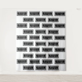 Aangepaste Step en Repeat Stoffen Achtergrond Wandkleed