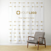 Aangepaste Step & Repeat Logo Zakelijk Evenement A Wandkleed (In situ)