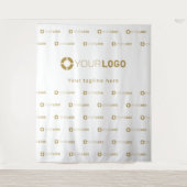 Aangepaste Step & Repeat Logo Zakelijk Evenement A Wandkleed (Voorkant)