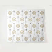 Aangepaste Step & Repeat-twee Logo-evenementachter Wandkleed (Voorkant (horizontaal))