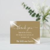 Aangepaste ster Kerstvakantie Dankjewel briefkaart (Staand voorkant)