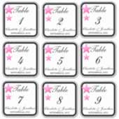 Aangepaste sterren Beach Weddenschappen Sticker (Voorkant)