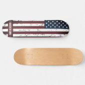 Aangepaste sterren en Stripes Amerikaanse vlag Persoonlijk Skateboard (Horizontaal)