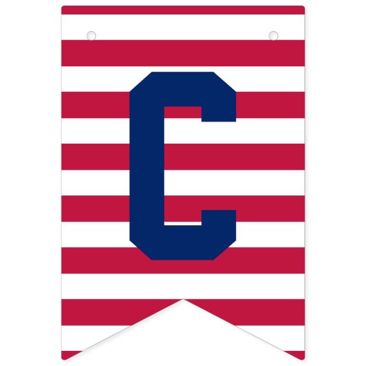 Aangepaste sterren Stripes 4 juli patriottische ba Vlaggetjes (Tweede vlag)