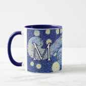 Aangepaste sterrenhemel met monogram Vincent Van G Mok (Links)