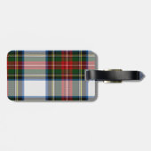 Aangepaste Stewart Dress Schotse ruit bagagelabel (Achterkant horizontaal)