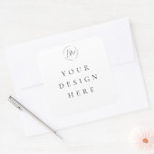 Aangepaste sticker (Envelop)