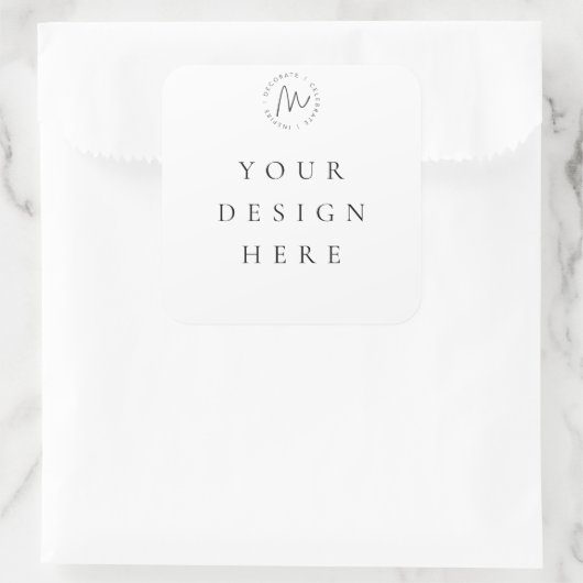 Aangepaste sticker (Tas)