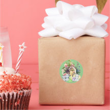 Aangepaste sticker | Knuffige dieren sticker