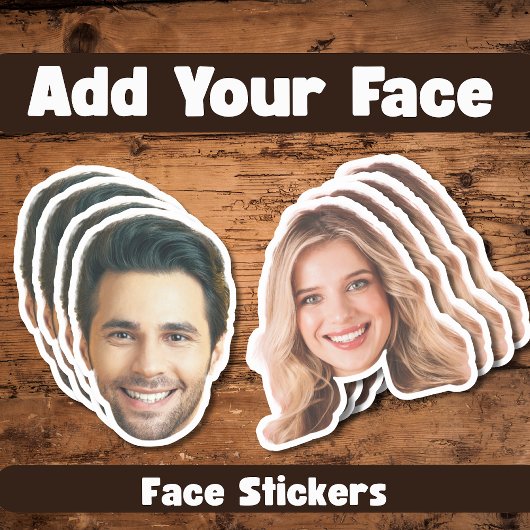 Aangepaste sticker met gezicht | Bachelorette vrij