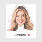 Aangepaste sticker met gezicht | Bachelorette vrij (Vel)