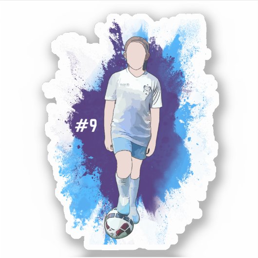 Aangepaste Sticker ontwerp voor Natasha (Voorkant)