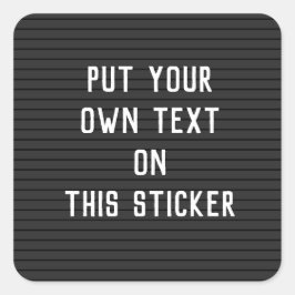 Aangepaste Sticker op briefbord