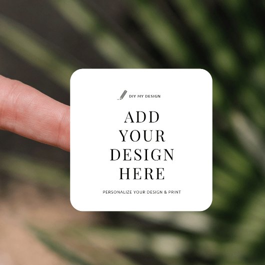 Aangepaste Sticker Printing 1.5" Vierkant Product