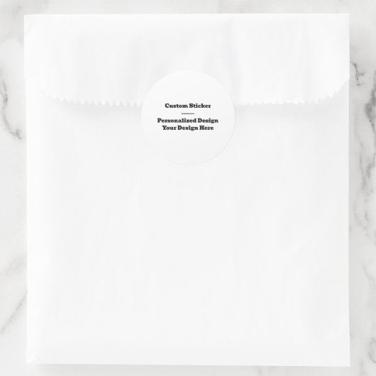Aangepaste sticker sheet - gepersonaliseerd ontwer (Tas)