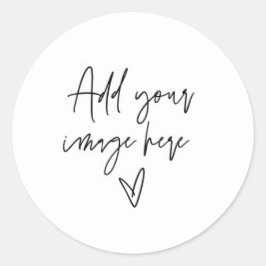 Aangepaste sticker sjabloon Maak je eigen label