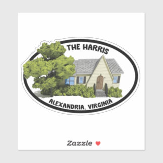 Aangepaste Sticker - The Harris