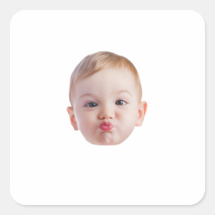 Aangepaste sticker van foto gepersonaliseerde gezi