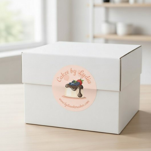 Aangepaste sticker voor bakkerijbedrijf 