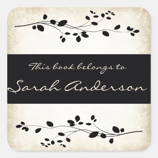 Aangepaste Sticker voor bladwijzer (Voorkant)