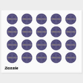 Aangepaste Sticker voor blauw envelop (Vel)