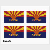 Aangepaste Sticker voor de vlag van Arizona (Vel)